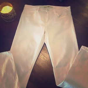 Joe’s Jeans white skinny jean with stain protect
